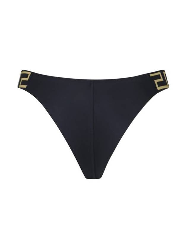 Women's Greca Border Bikini Bottom Black - VERSACE - BALAAN 3