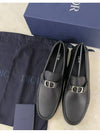 Men s Calfskin Driving Shoes Black Color CD Logo 3lo114y - DIOR - BALAAN 4