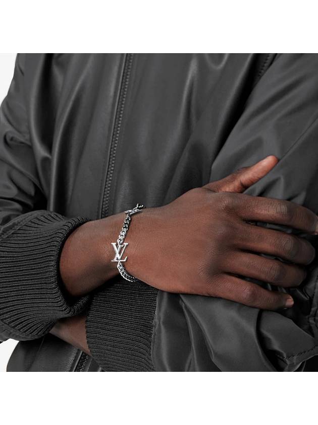 LV Instinct Bracelet Silver - LOUIS VUITTON - BALAAN 4