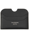 Silver Logo Card Wallet Black - ACNE STUDIOS - BALAAN 3