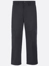 Men's Logo Cargo Straight Pants Black - VALENTINO - BALAAN 1