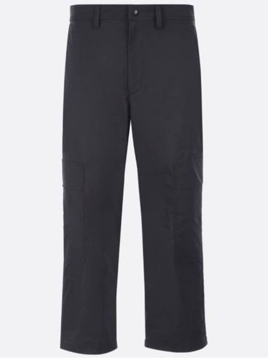 Men's Logo Cargo Straight Pants Black - VALENTINO - BALAAN 1