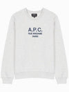 Women's Tina Logo Sweat Sweatshirt Heather Ecru - A.P.C. - BALAAN 2