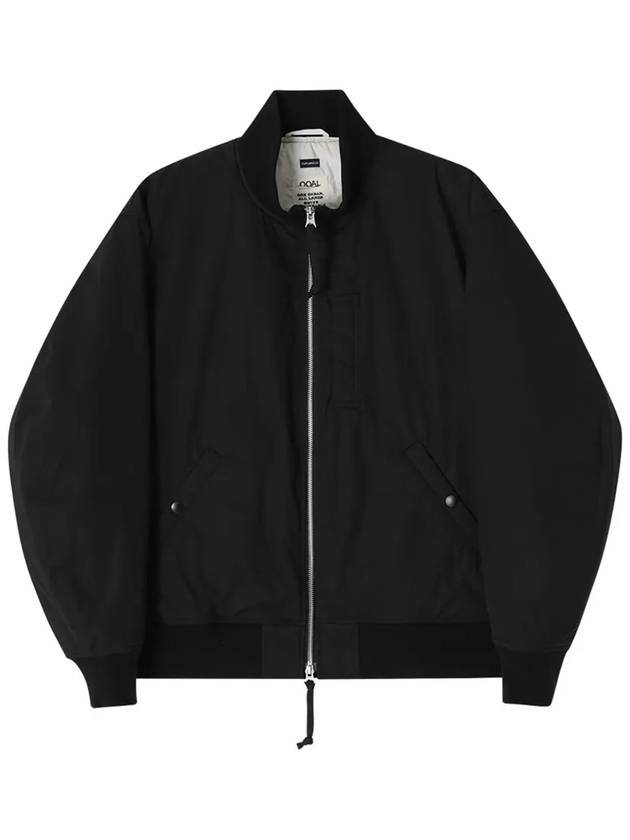 Insulation Varsity Bomber Jacket Black - NANAMICA - BALAAN 4