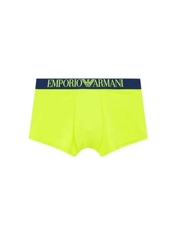 UNDERWEAR Men s Big Logo Banding Poly Drawn Neon Green 271237 - EMPORIO ARMANI - BALAAN 1