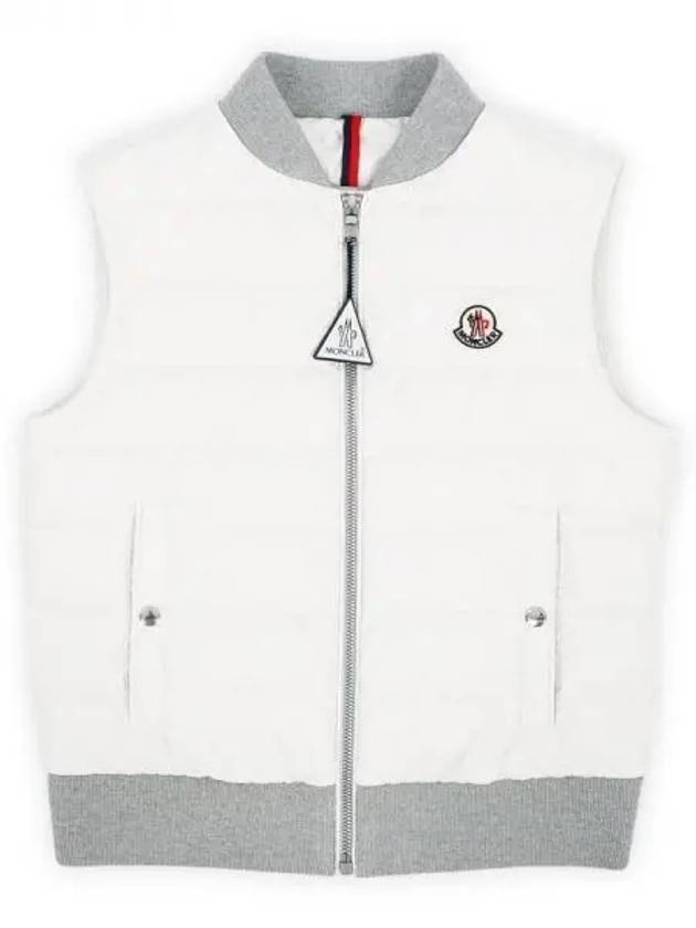 Kids OLU Lightweight Padded Vest Ivory 1A00059 54A81 034 8 10A 271440 1101976 - MONCLER - BALAAN 1