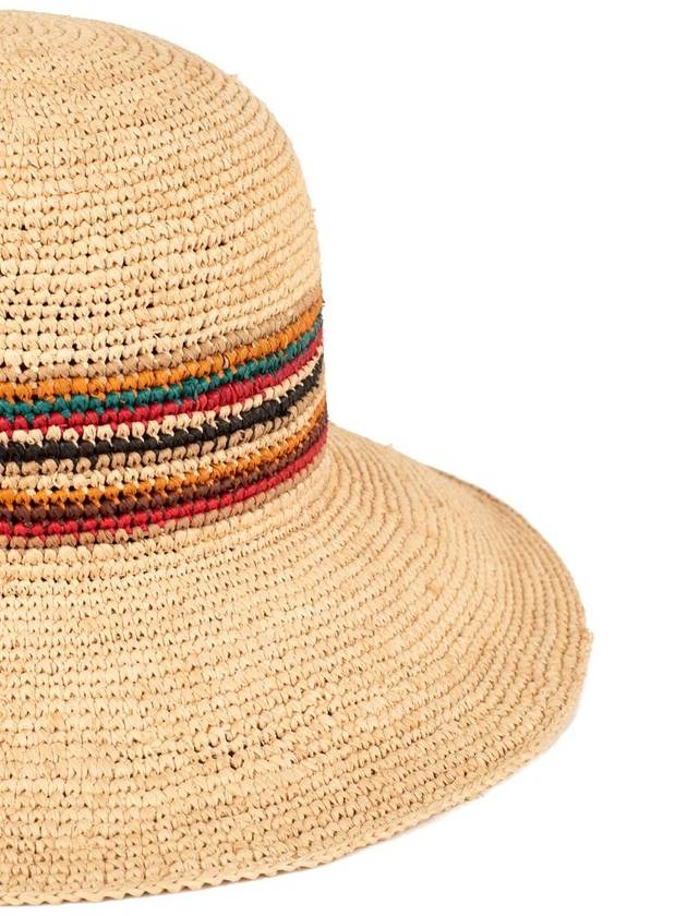 Paul Smith Signature Stripe Straw Sun Hat - PAUL SMITH - BALAAN 3