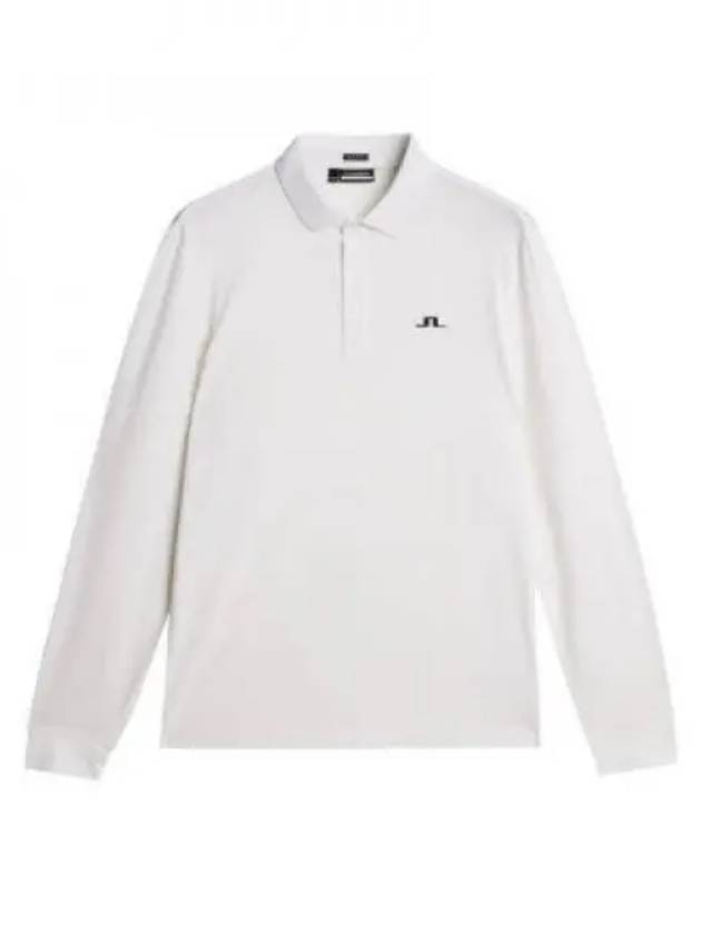 Florian Polo Long Sleeve T-Shirt White - J.LINDEBERG - BALAAN 2