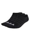 Thin And Light No Show Socks 3 Pairs Black - ADIDAS - BALAAN 4