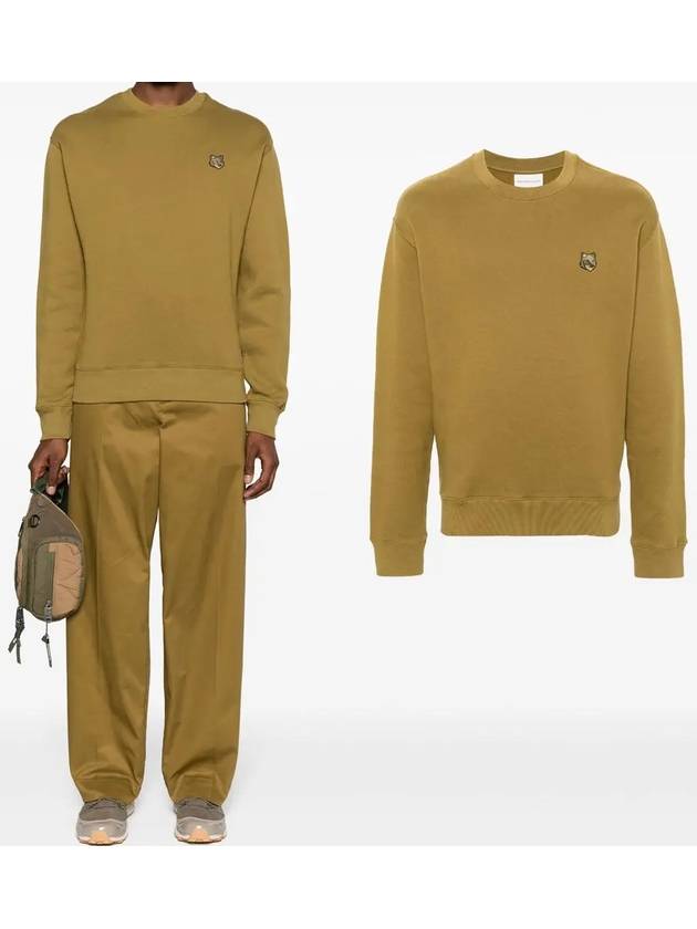 Maison Kitsune Bold Fox Head Patch Men s Brushed Sweatshirt MM00316 P358 - POLO RALPH LAUREN - BALAAN 1