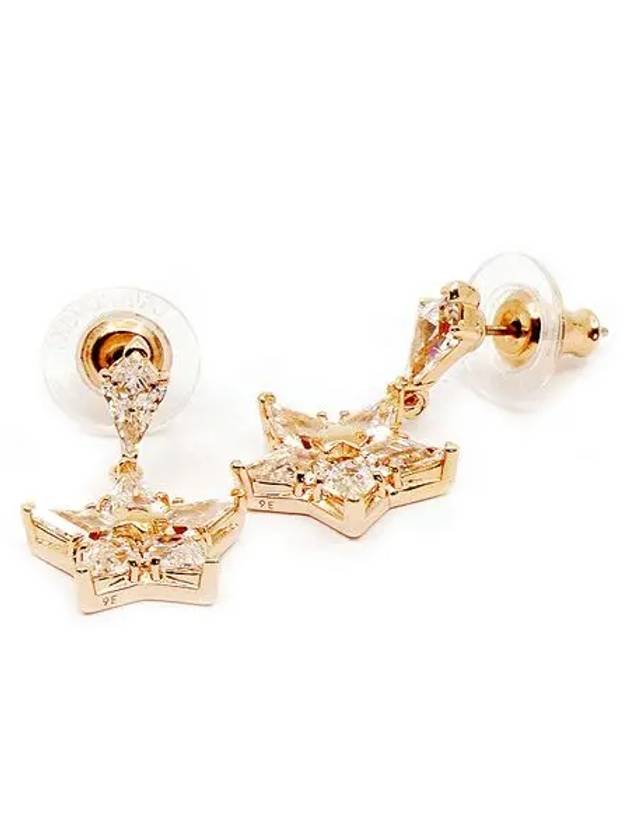 Stella Star Drop Earrings Rose Gold - SWAROVSKI - BALAAN 3