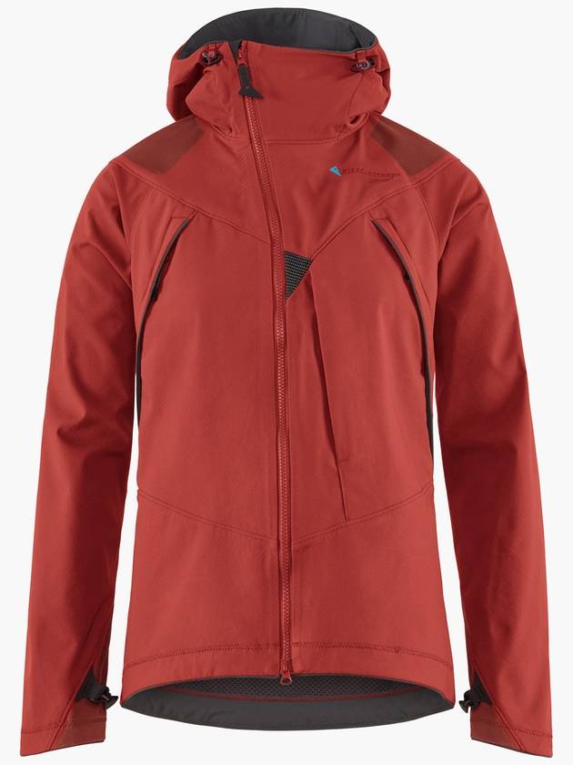 Women's Jolner Zip-Up Hoodie Rose Red - KLATTERMUSEN - BALAAN 1