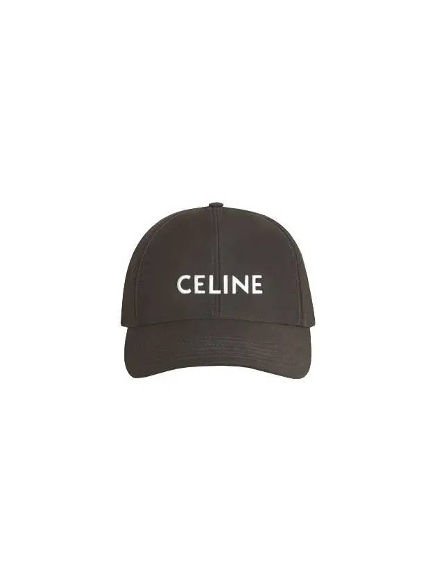 Logo Ball Cap Brown - CELINE - BALAAN 4