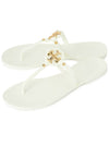 Women's Mini Miller Flip Flops White - TORY BURCH - BALAAN 2