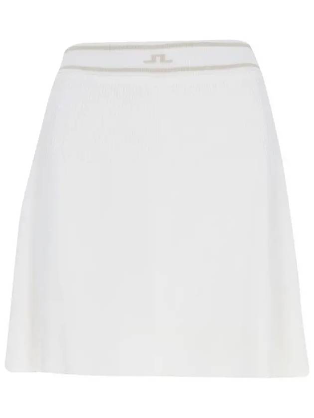 Emma logo knit skirt white GWSD11128 0000 - J.LINDEBERG - BALAAN 1