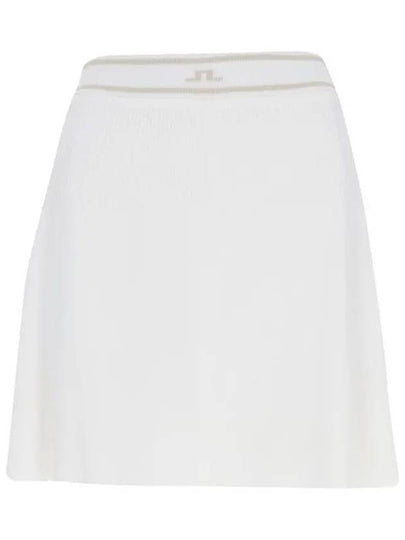 Emma logo knit skirt white GWSD11128 0000 - J.LINDEBERG - BALAAN 2