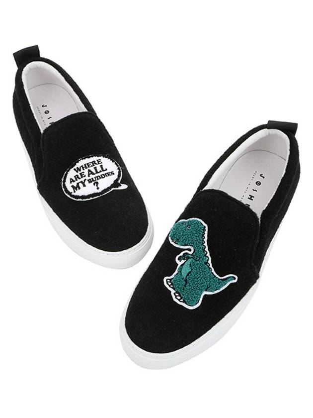 10048 DIW Dino Black Unisex Slipons - JOSHUA SANDERS - BALAAN 3