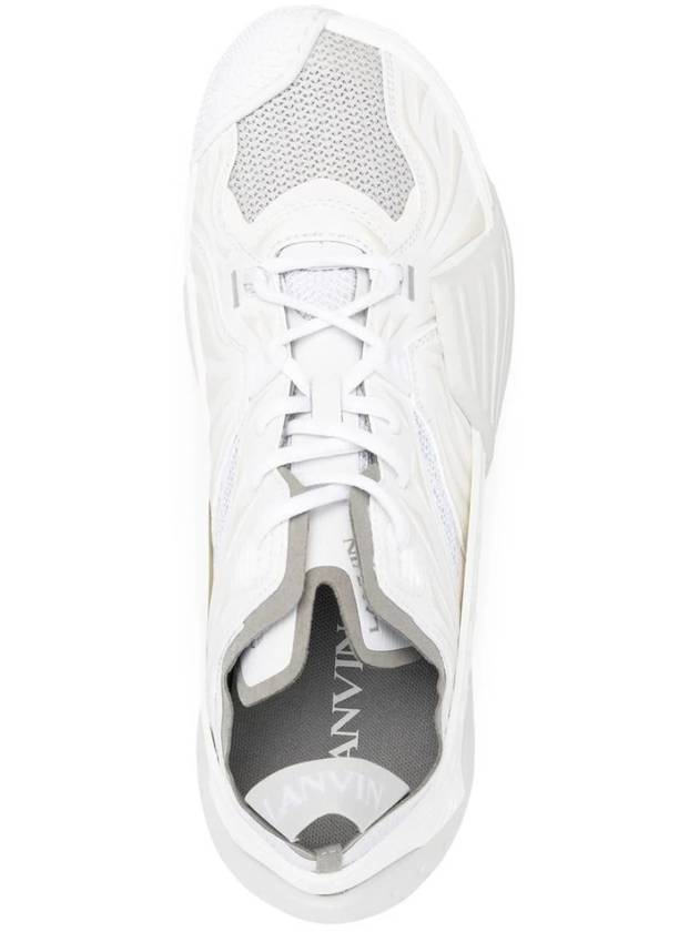 Mesh FalshX Low Top Sneakers White - LANVIN - BALAAN 5