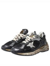 Dad-Star Mesh Nappa Leather Low Top Sneakers Black Ice Grey - GOLDEN GOOSE - BALAAN 2