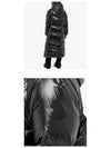 Chanon Quilted Long Hoodie Nylon Padding Black - MONCLER - BALAAN 6