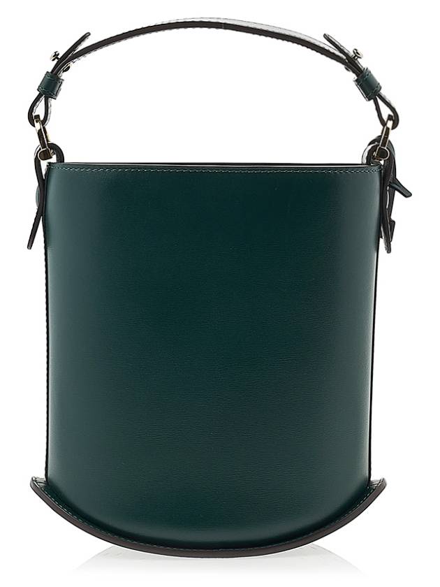 Pin Small Bucket Bag Green - DELVAUX - BALAAN 4