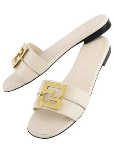 folded leather sandals - FENDI - BALAAN 1