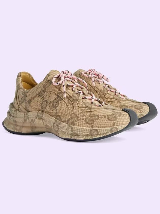 Run Low Top Sneakers Beige - GUCCI - BALAAN 2