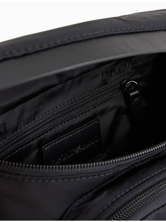 Logo Nylon Belt Bag Black - EMPORIO ARMANI - BALAAN 4