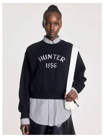 1865 Logo Sweatshirt Black HBW0004AMZBLK - HUNTER - BALAAN 1