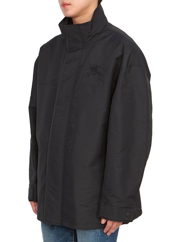 Nylon Salford Down Zip-Up Jacket Black - BURBERRY - BALAAN 6