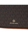 Women's Jet Set Monogram Print Shoulder Bag Brown - MICHAEL KORS - BALAAN 8