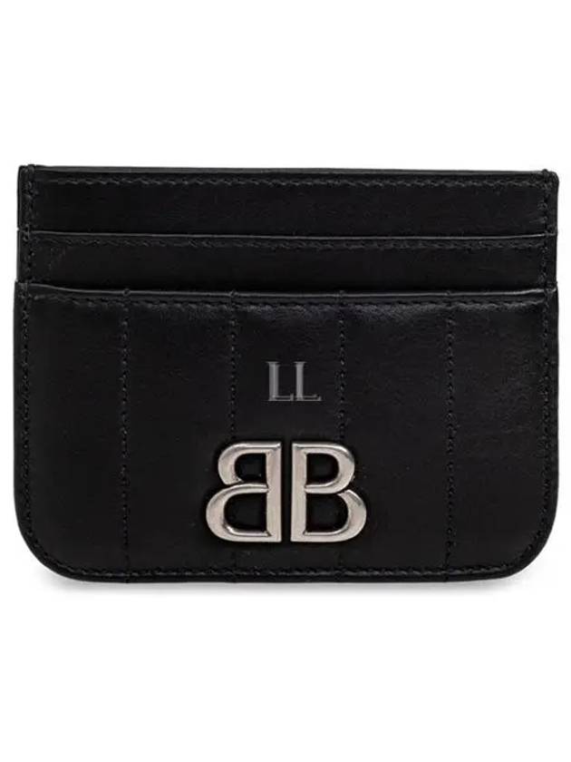 Monaco Leather Card Wallet Black - BALENCIAGA - BALAAN 2