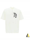 Men's Y 3 Short Sleeve T-Shirt IA3109 OWHITE - YOHJI YAMAMOTO - BALAAN 2