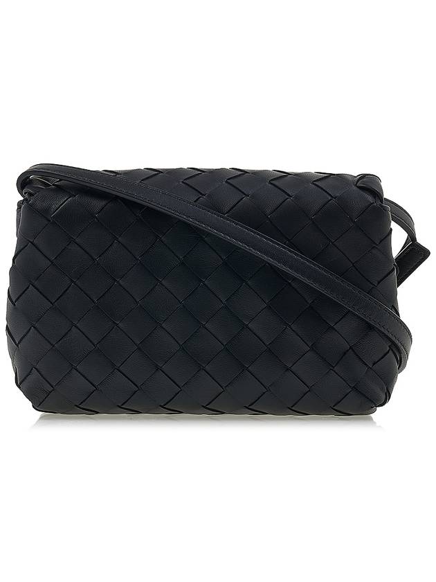 Intrecciato Mini Cross Bag Black - BOTTEGA VENETA - BALAAN 4