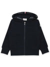 Kids Logo Training Hooded Zip up Jacket Navy 8G00003 899PS 778 - MONCLER - BALAAN 1