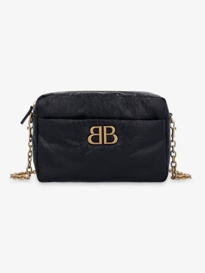 Monaco Camera Small Cross Bag Black - BALENCIAGA - BALAAN 2