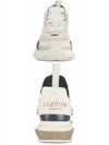 Bounce Leather High Top Sneakers White - VALENTINO - BALAAN 7