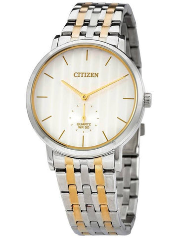 Citizen Quartz Silver Dial Two-tone Men's Watch BE9174-55A - CITIZEN - BALAAN 1