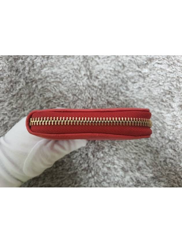 Seema zipper long wallet red - GUCCI - BALAAN 7