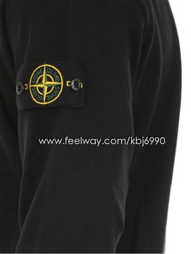 Men's Waffen Black ZipUp Jacket 6815 63156 V0029 - STONE ISLAND - BALAAN 9