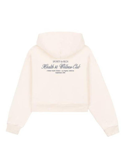 Hooded Sweatshirt WS070S412HC Free Cream Navy - SPORTY & RICH - BALAAN 2