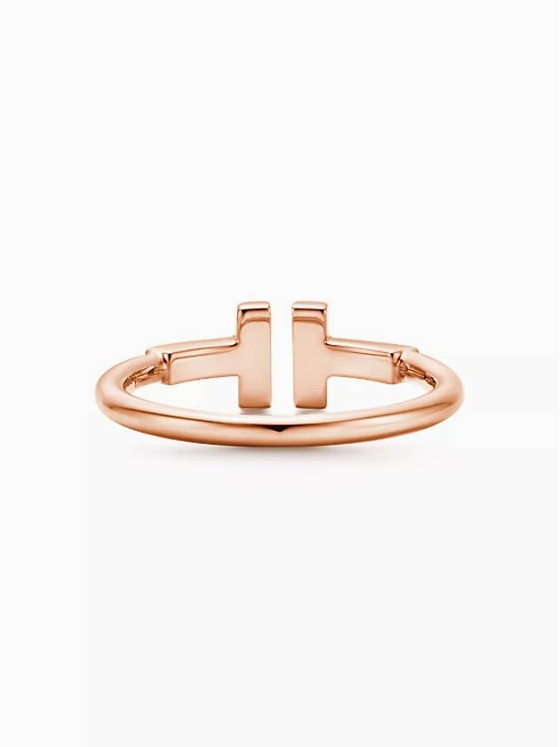 T Wire 18K Ring Rose Gold - TIFFANY & CO. - BALAAN 4