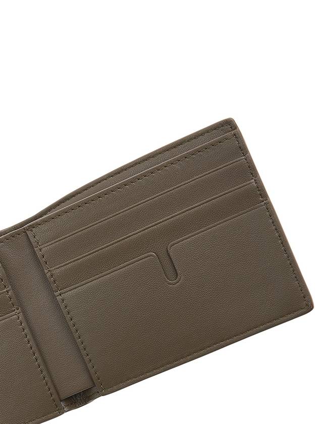 Check Slim Bifold Half Wallet Sand - BURBERRY - BALAAN 8