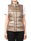 Giulia Slim Fit Down Padded Vest Dove Grey - HERNO - BALAAN 2