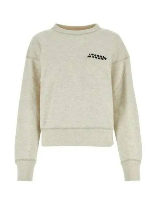 Shard Logo Print Sweatshirt Ecru - ISABEL MARANT - BALAAN.