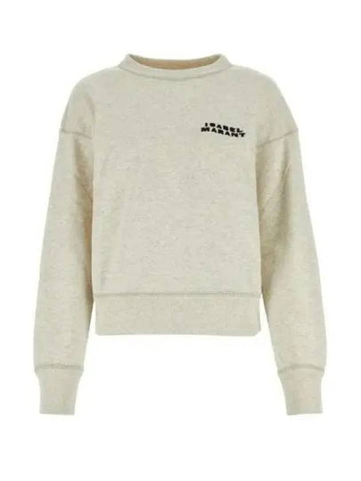 Shard Embroidered Logo Sweatshirt Ecru - ISABEL MARANT - BALAAN 2