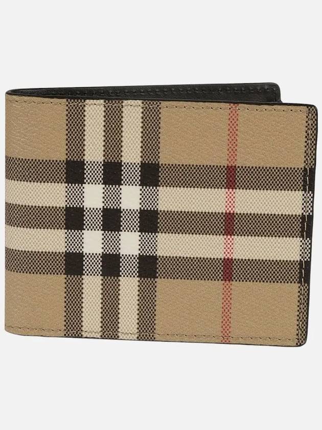 Vintage Check Slim Half Wallet Beige - BURBERRY - BALAAN 3