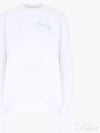 Men's Villa Logo Cotton Sweatshirt White - SPORTY & RICH - BALAAN 2