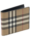 Vintage Check Slim Half Wallet Beige - BURBERRY - BALAAN 3