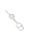 Cannage Finish Brass Keyring Silver - DIOR - BALAAN 2